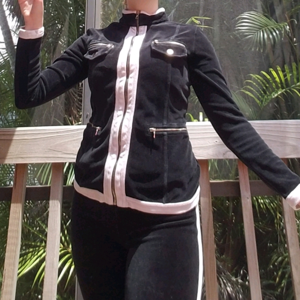 Boston Proper Black Velvet Jacket
